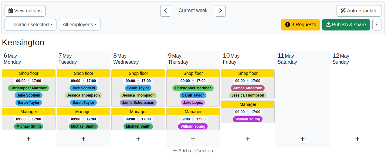 Rota planner