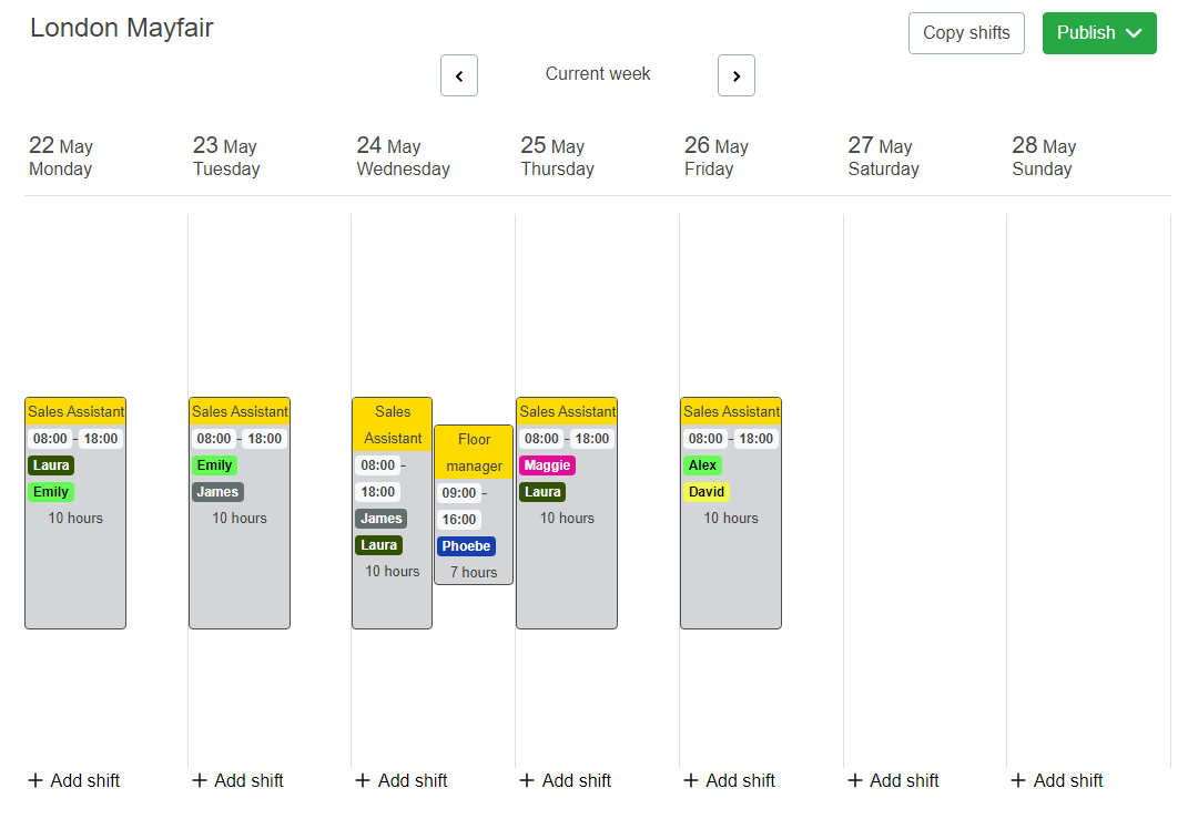 Rota planner