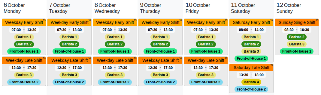 Standard Independent Cafe Template Preview